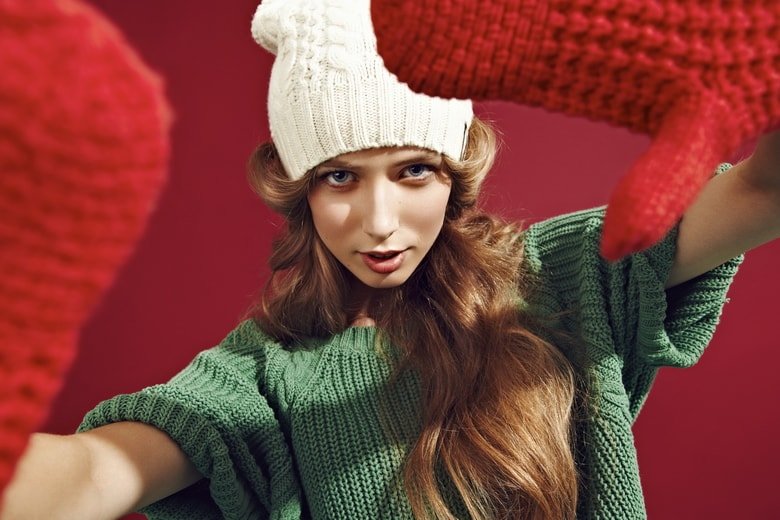 Шапки, снуды и хомуты.